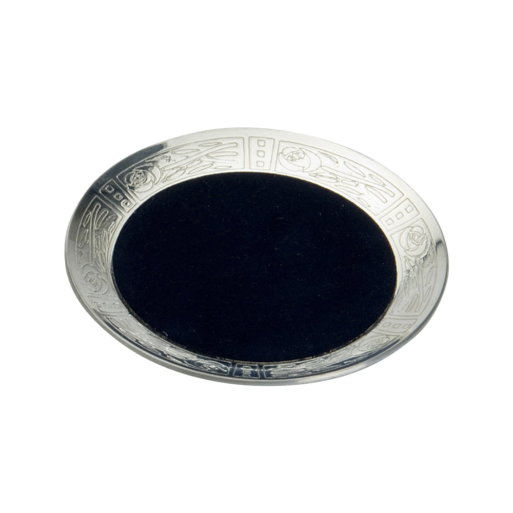 110mm Change Dish stamped Rose & Column