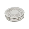 90mm Round Trinket Box  Celtic/Thistle