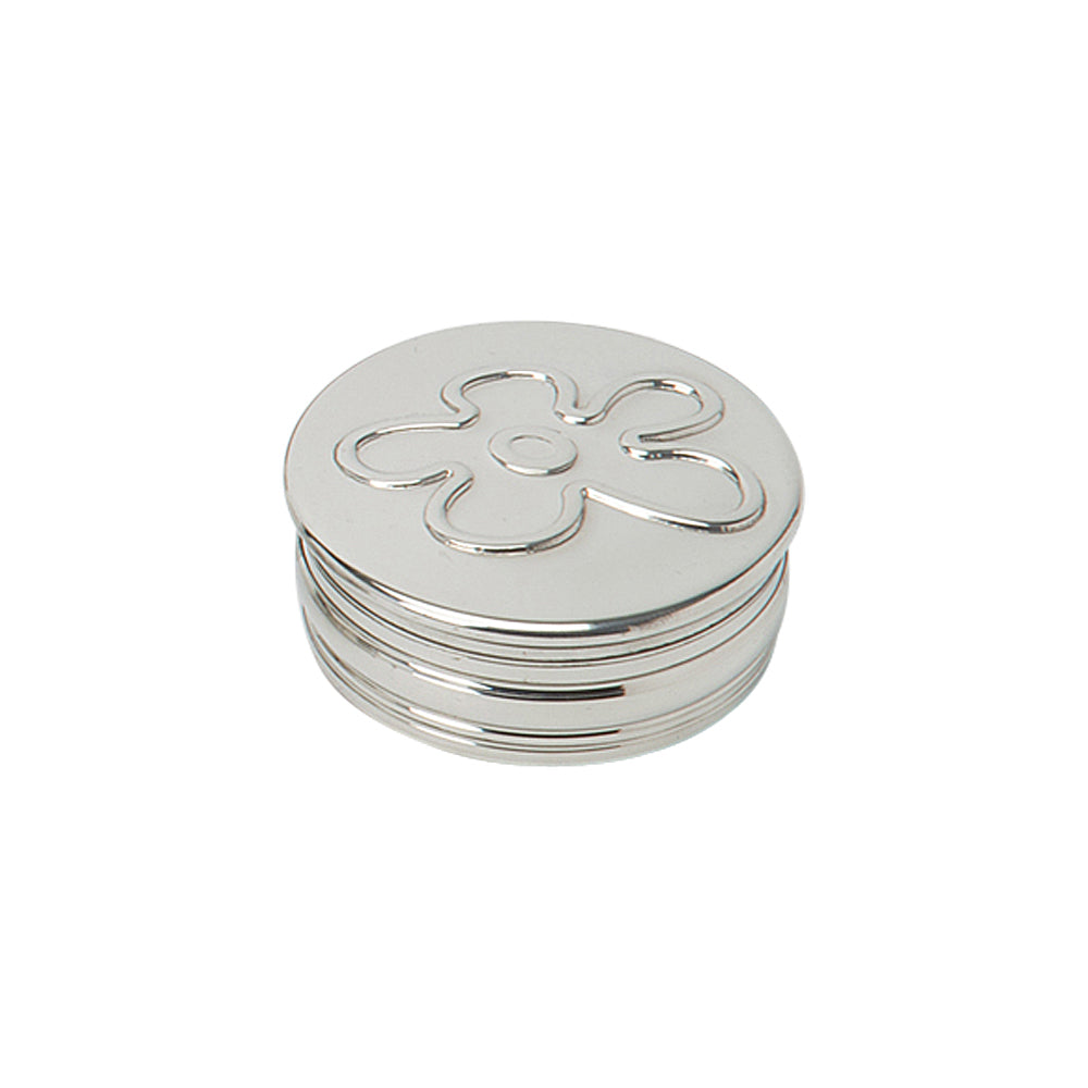 50mm Round Trinket Box Flower