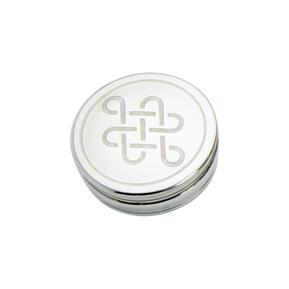 50mm Round Trinket Box, Celtic Rope