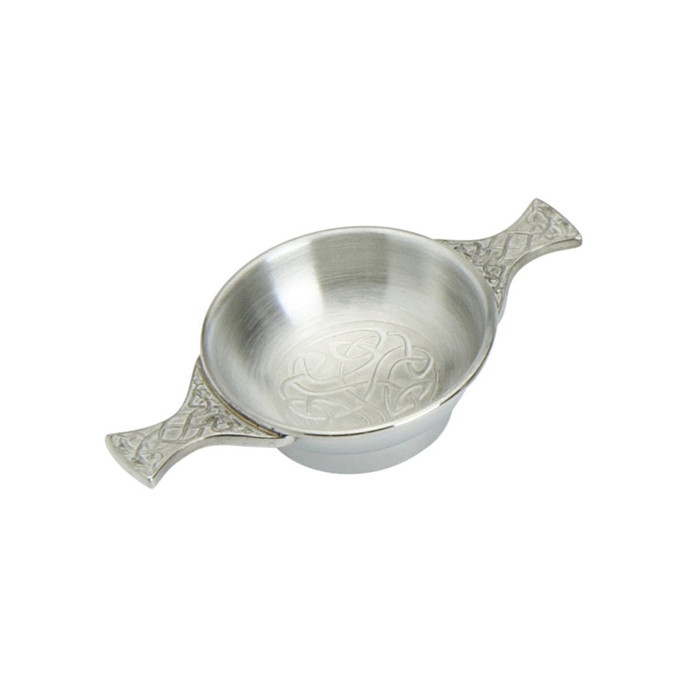 2" Quaich Classic. Celtic Scroll