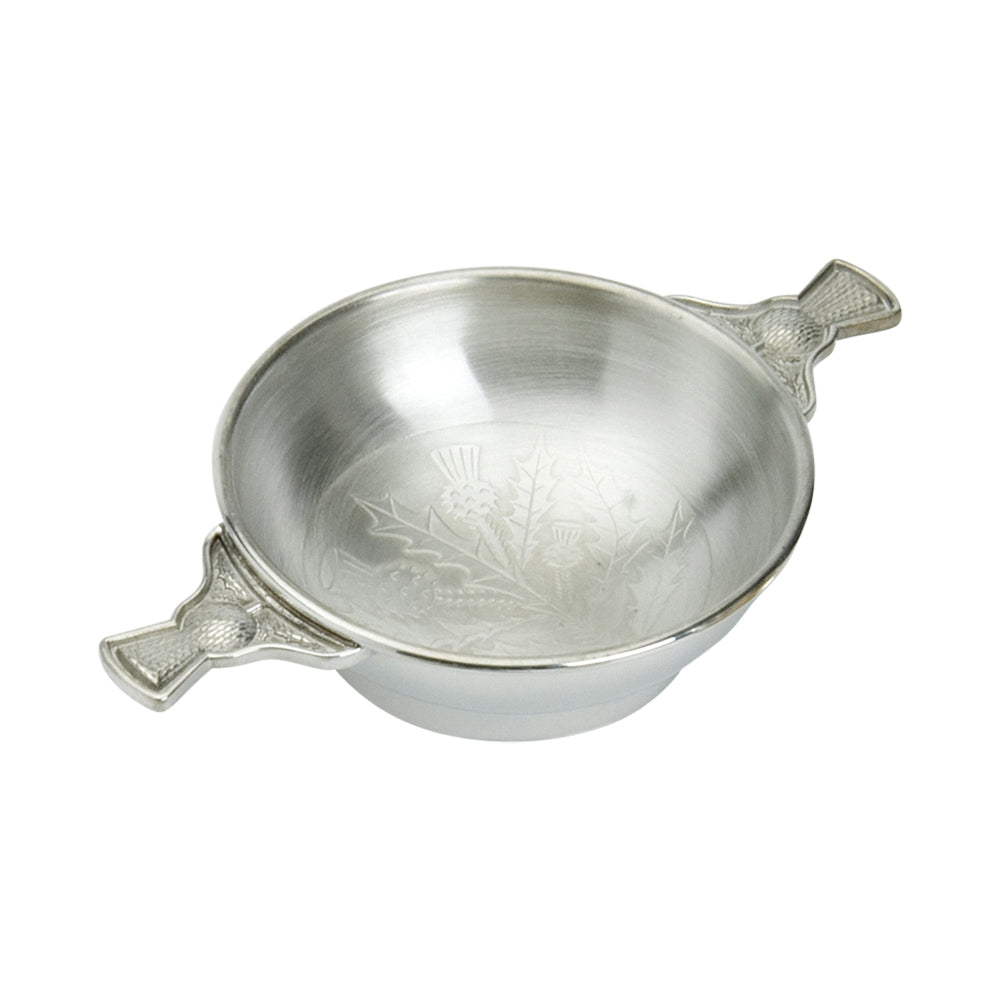 4" Quaich Classic Thistle