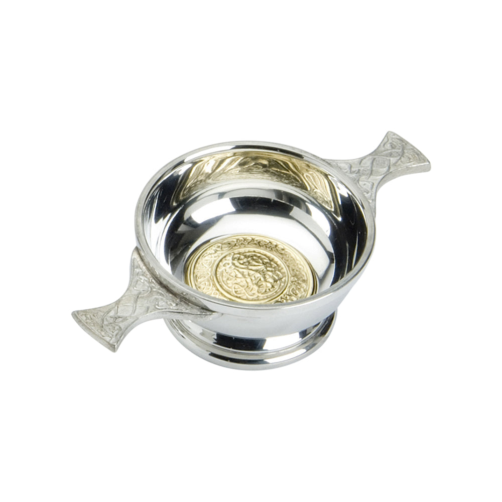 2" Quaich Celtic - Brass