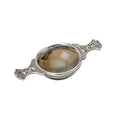 2" Quaich Horn and Pewter bowl