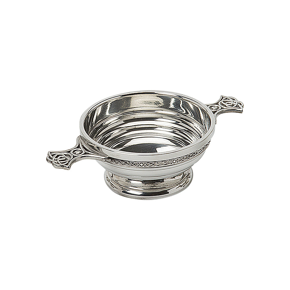 3" Quaich Celtic Ribbed Bowl