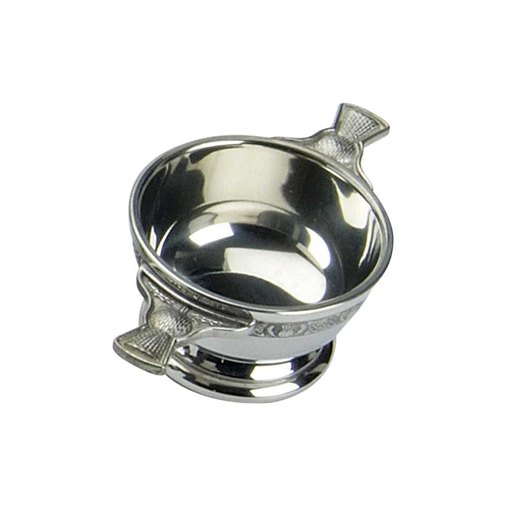 2" Quaich, Thistle wire and handle