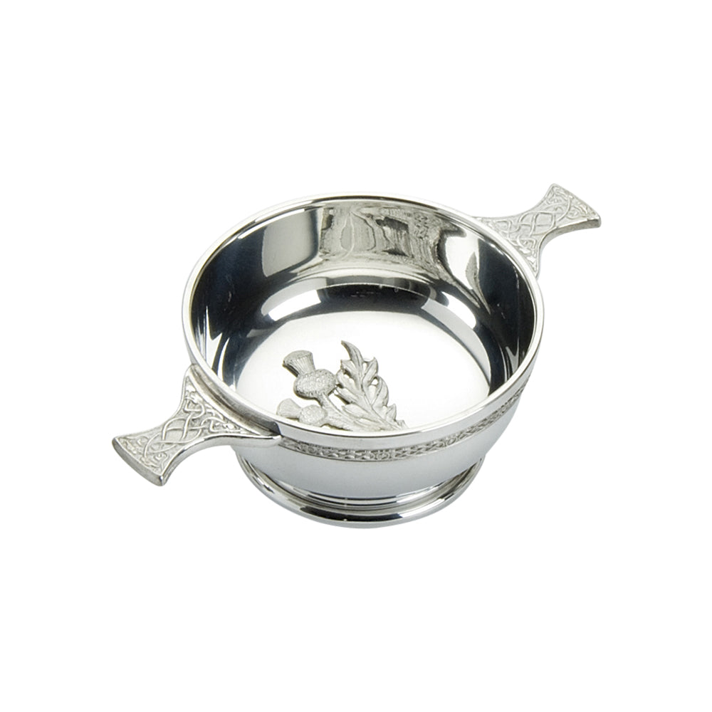 4" Quaich with Thistle