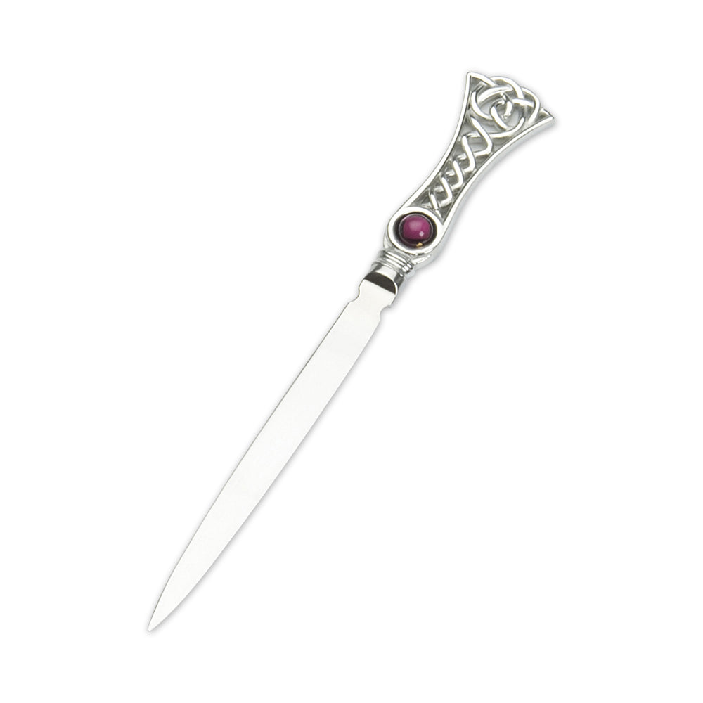Letter Opener  Celtic Weave  Amethyst
