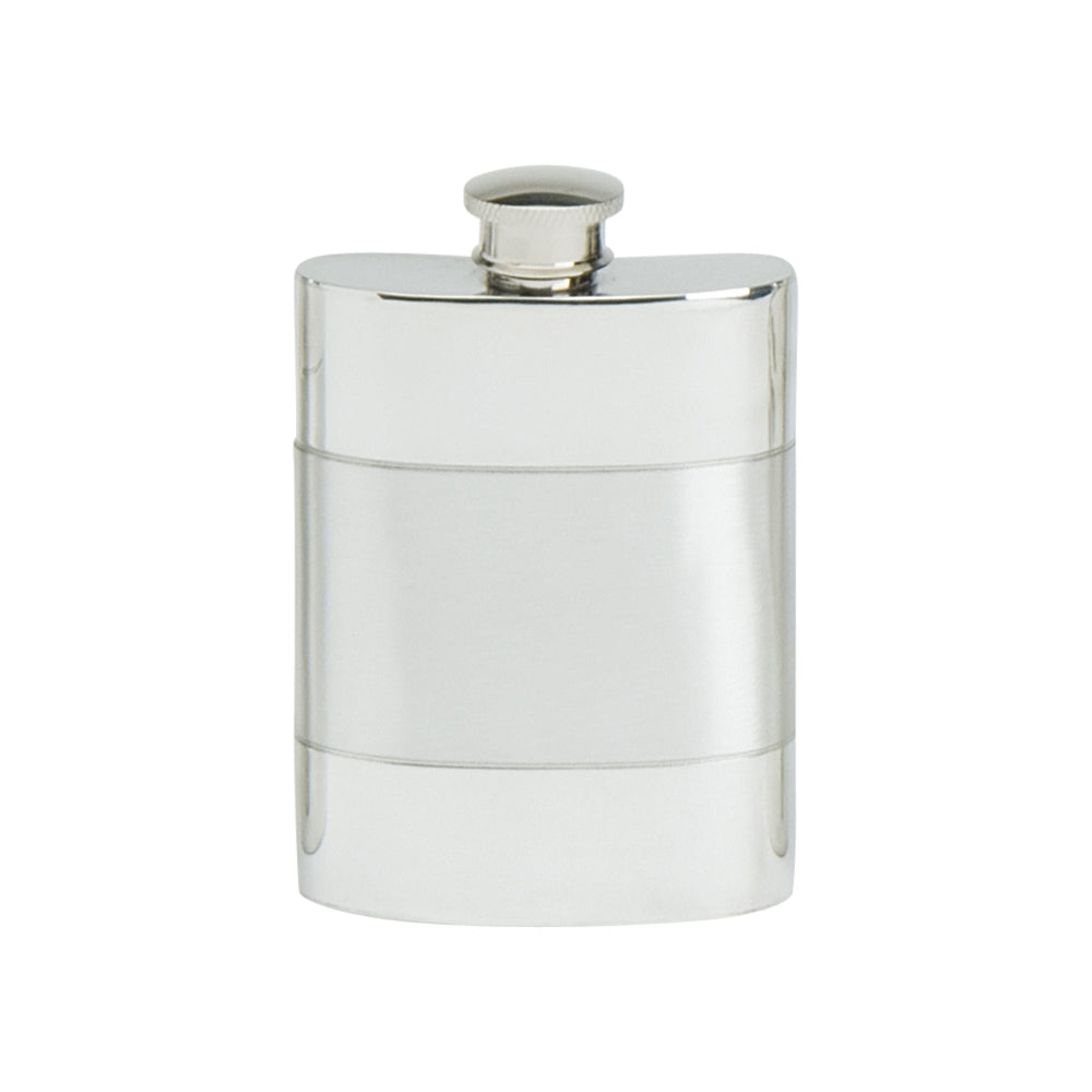 4oz Hip Flask    Satin Band