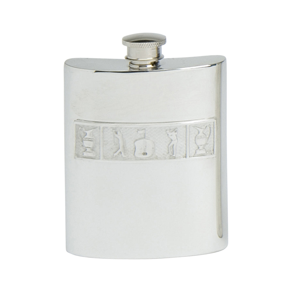 6oz Hip Flask, Golf Wire