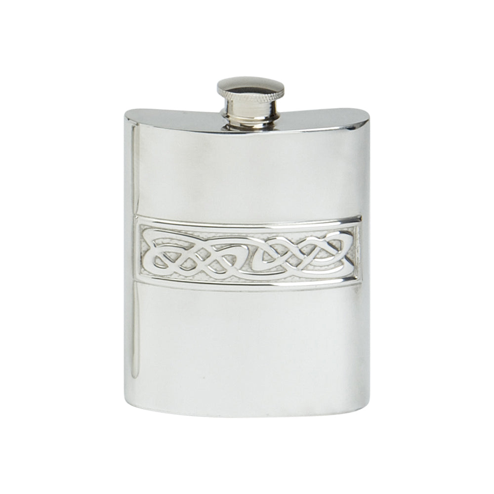 6oz Hip Flask, Celtic Casting