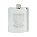 6oz Hip Flask England Badge