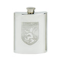 6oz Hip Flask Scotland Badge