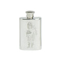 2oz Hip Flask, Stamped Piper