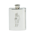 4oz Hip Flask, Stamped Piper