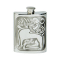 6oz Hip Flask, Crieff Panel