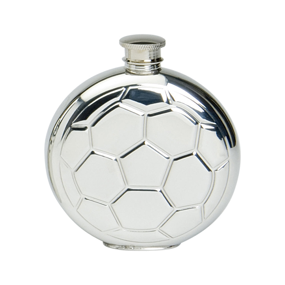 6oz Round Flask  Football
