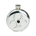 6oz Round Flask, Onyx   Hazard
