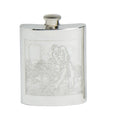 6oz Hip Flask, Golf Scene