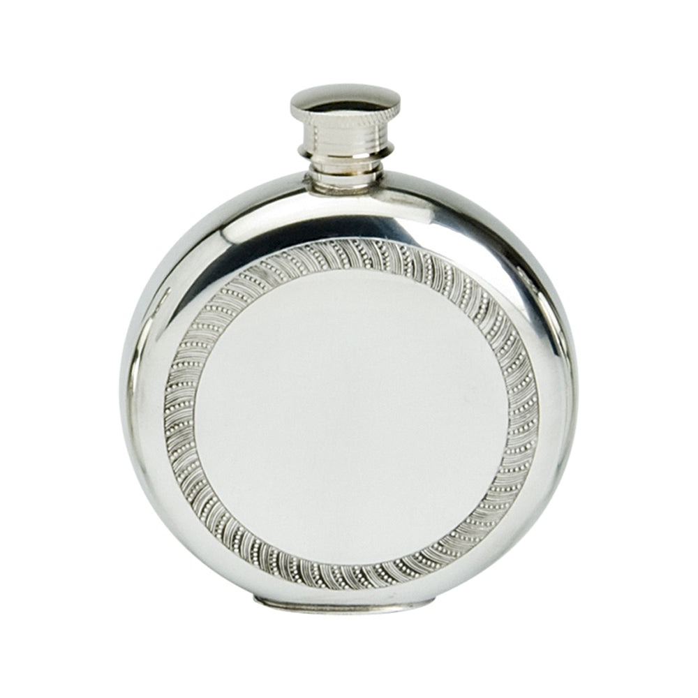 6oz Round Flask, Knurl