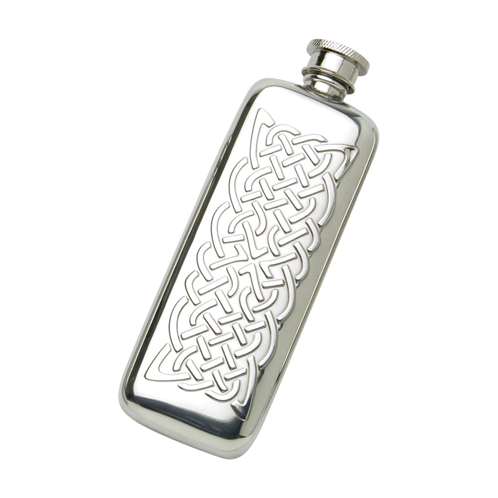 3oz Boot Flask  Celtic Knot