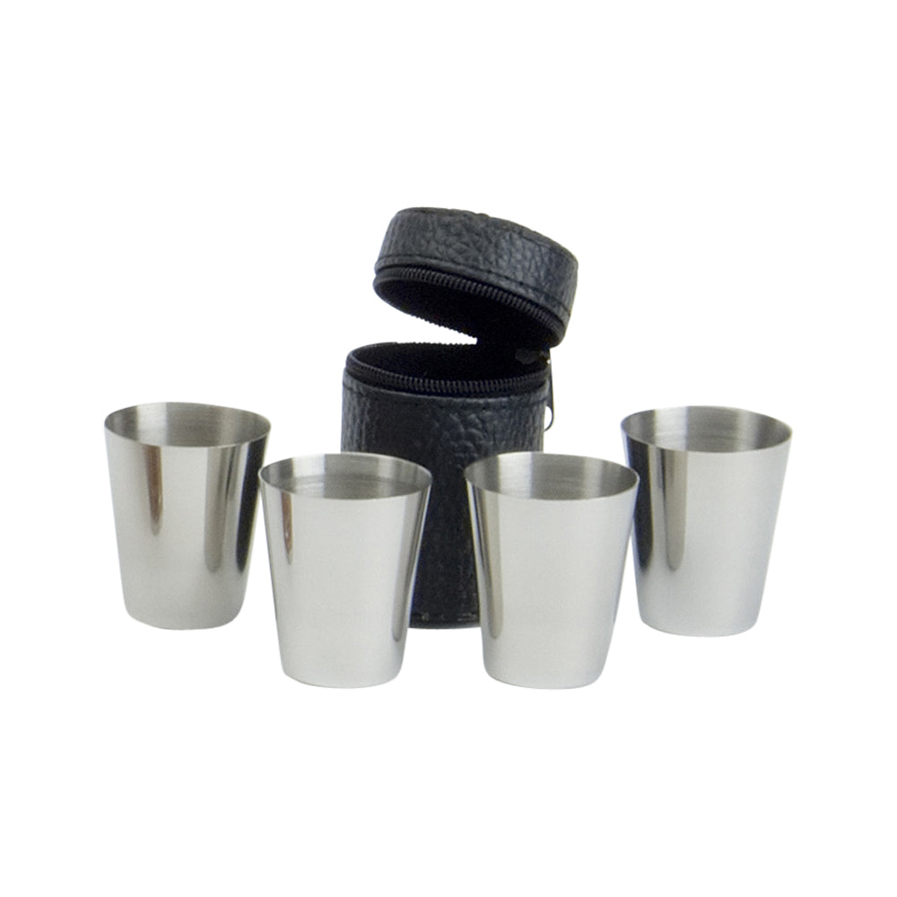 Set of four S/S Drinking Cups