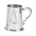 1 Pint Tankard. Stamped Sailing Scene