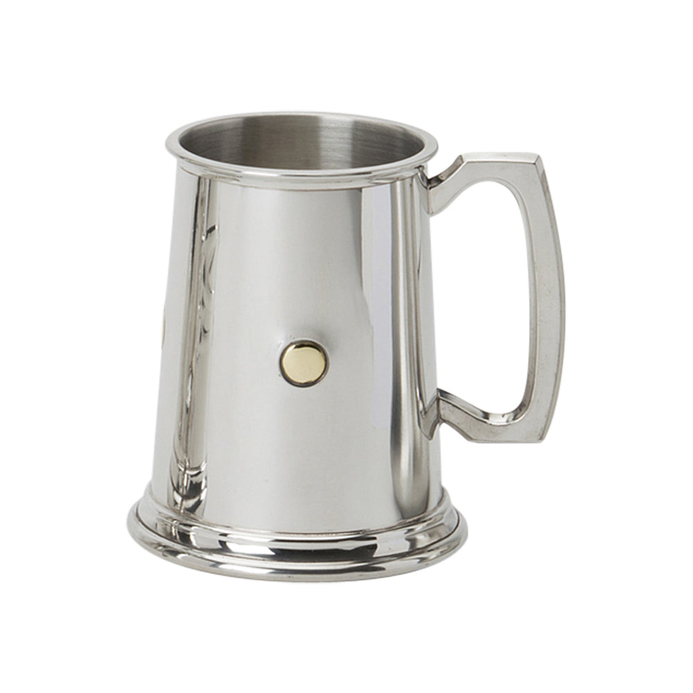 1 Pint Tankard  Brass Inlay