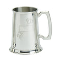 1 Pint Tankard. Stamped 21 key