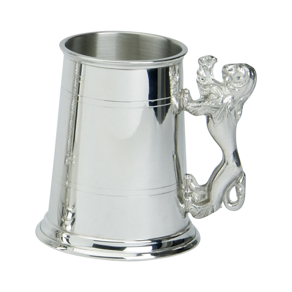 1 Pint Tankard, Standard Lion Handle