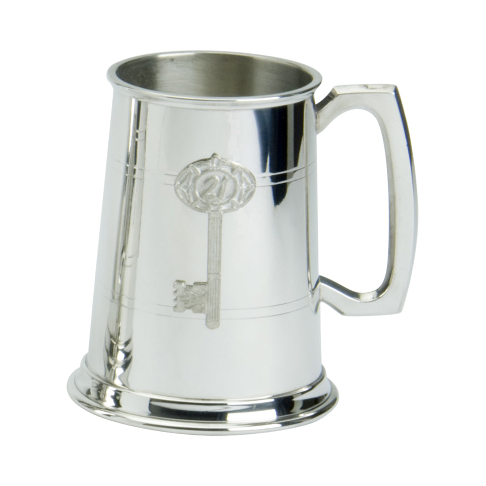Pint Tankard. Standard 21 Key Mount