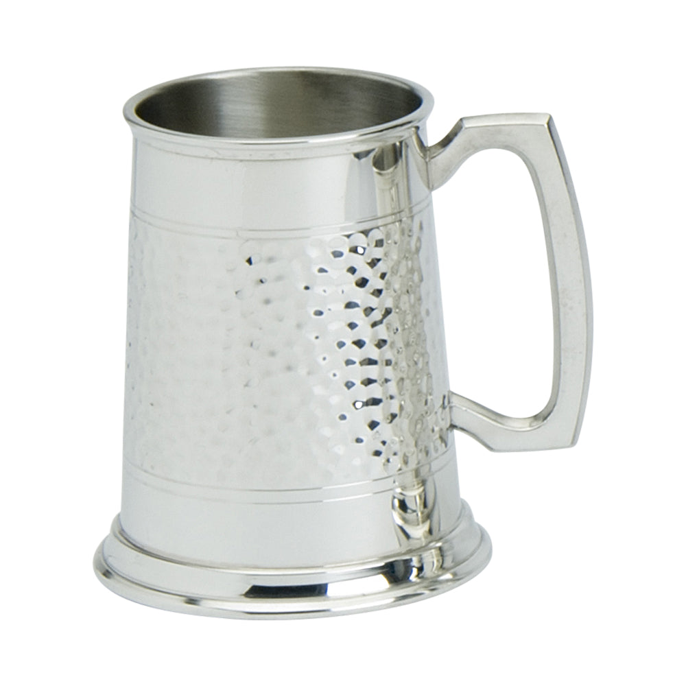 1 Pint Tankard, Half Hammered