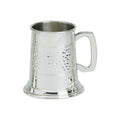 ½ Pint Tankard Half Hammered