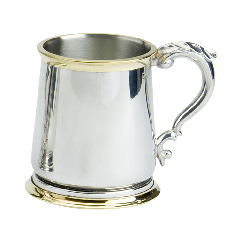 1 Pint Tankard George 111/Brass Glass Base