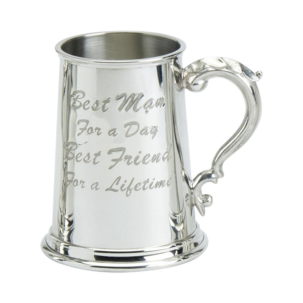 1 Pint Tankard, Stamped Best Man