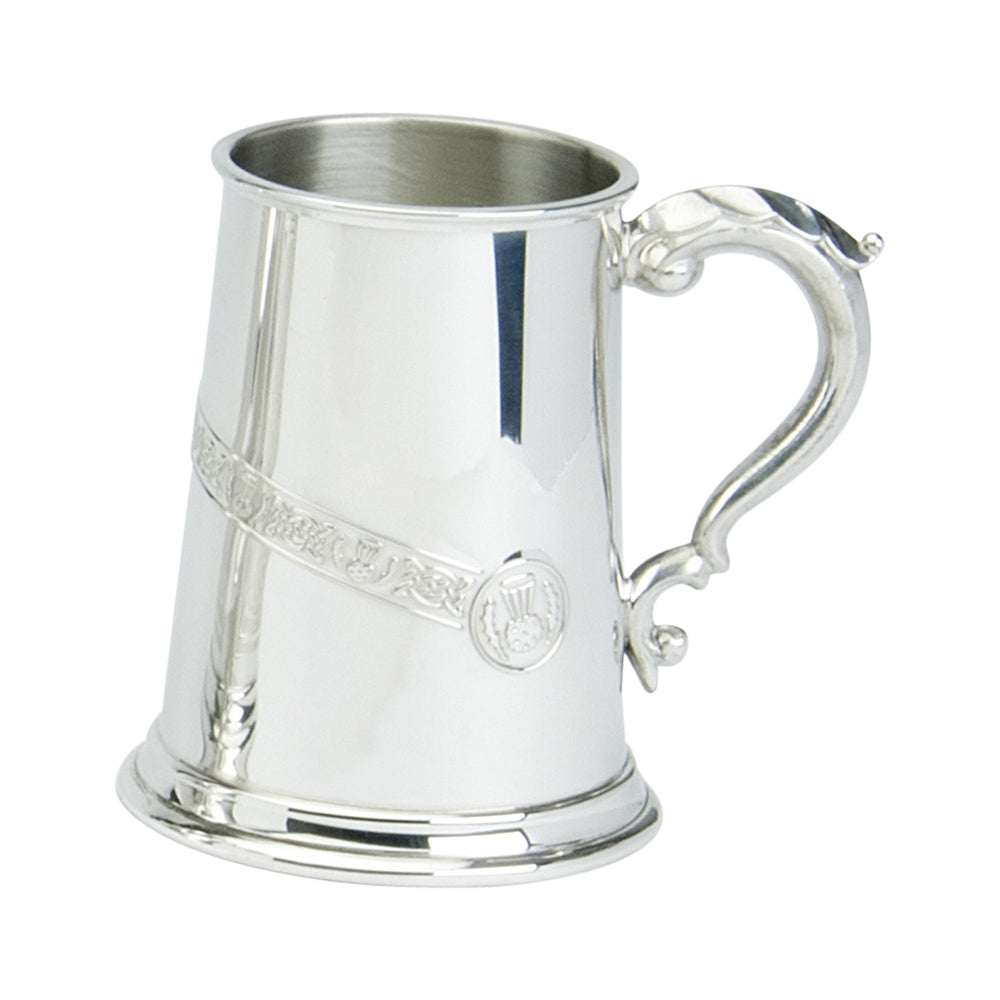 1 Pint Tankard. Celtic/Thistle Wire
